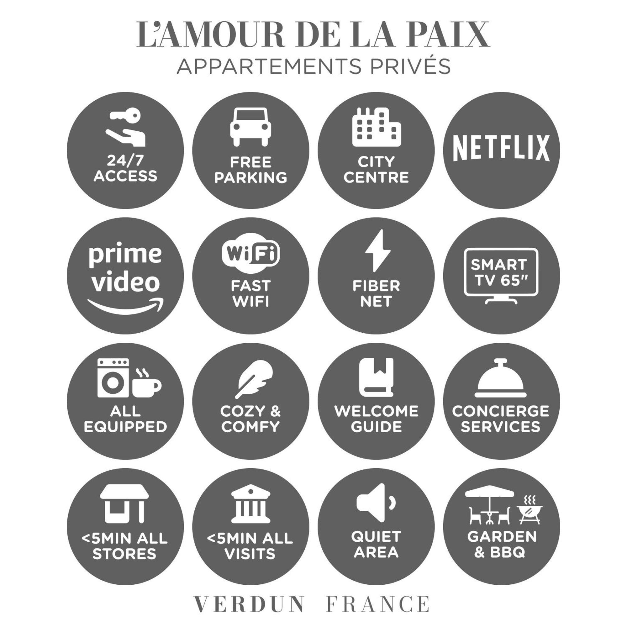 L'Amour De La Paix - Centre-Ville - Jardin - Proche Gare - Tv65"Primevideo - Ambiance Tres Chaleureuse - Parking Gratuit Sous-Video Surveillance Proche - Gere Par Presta-Zen'Services Βερντέν Εξωτερικό φωτογραφία